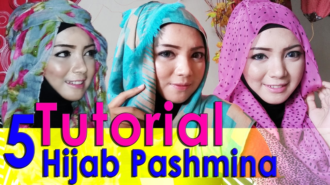 5 Video Cara Memakai Jilbab Pashmina By AWMCollection YouTube