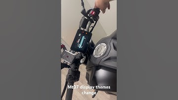2023 Yamaha  MT07 display theme change