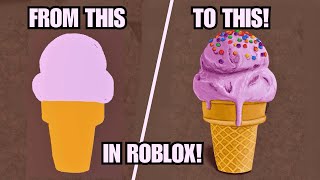 How To Draw Realistic Ice Cream In Roblox Spray Paint