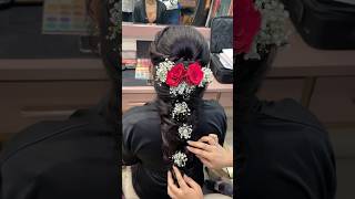 Beautiful Mermaid Braid Tutorial 🌹#easyhairstyles #weddinghairstyles #hairprep