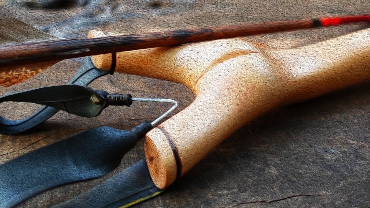 Carved Simple Slingshot - Wooden DIY - YouTube