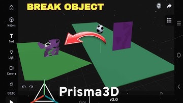 prisma 3D how to make Breaking object effect prisma 3D 3.0