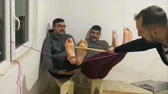 Arab Male Feet Falaka #Malefeet