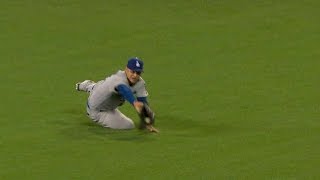 Pederson's amazing grab robs Span of a hit