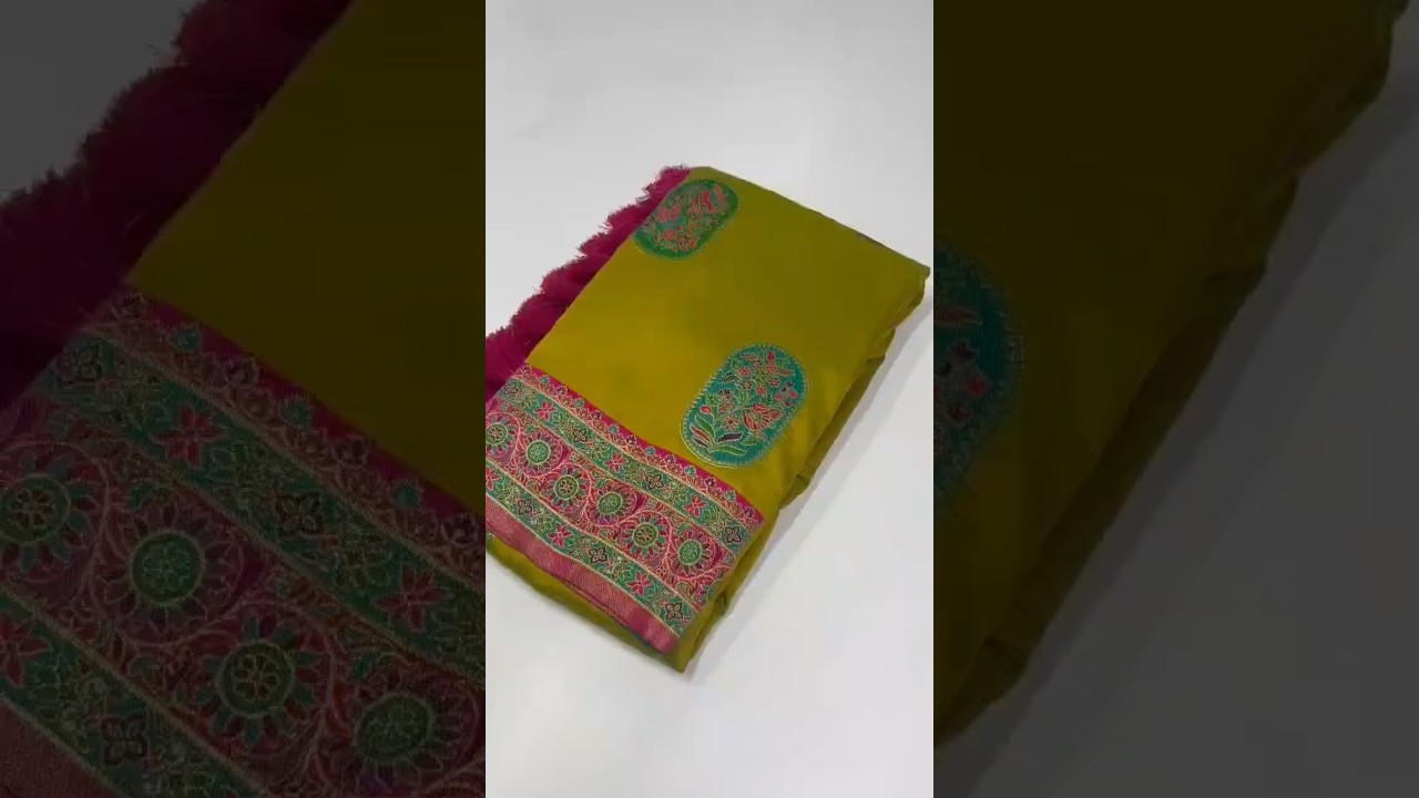 Latest Pashmina Darbari Saree