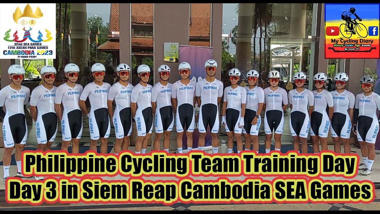 Philippine Cycling Team Training Day Day 3 in Siem Reap, Cambodia SEA