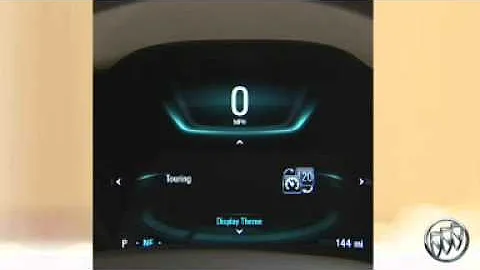 2015 Buick LaCrosse How To Adjust Driver Information Center