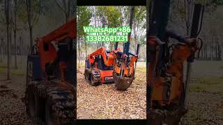 Tree mover, moves trees quickly without damaging the roots. #xcavator #excavator #skidsteer #loader