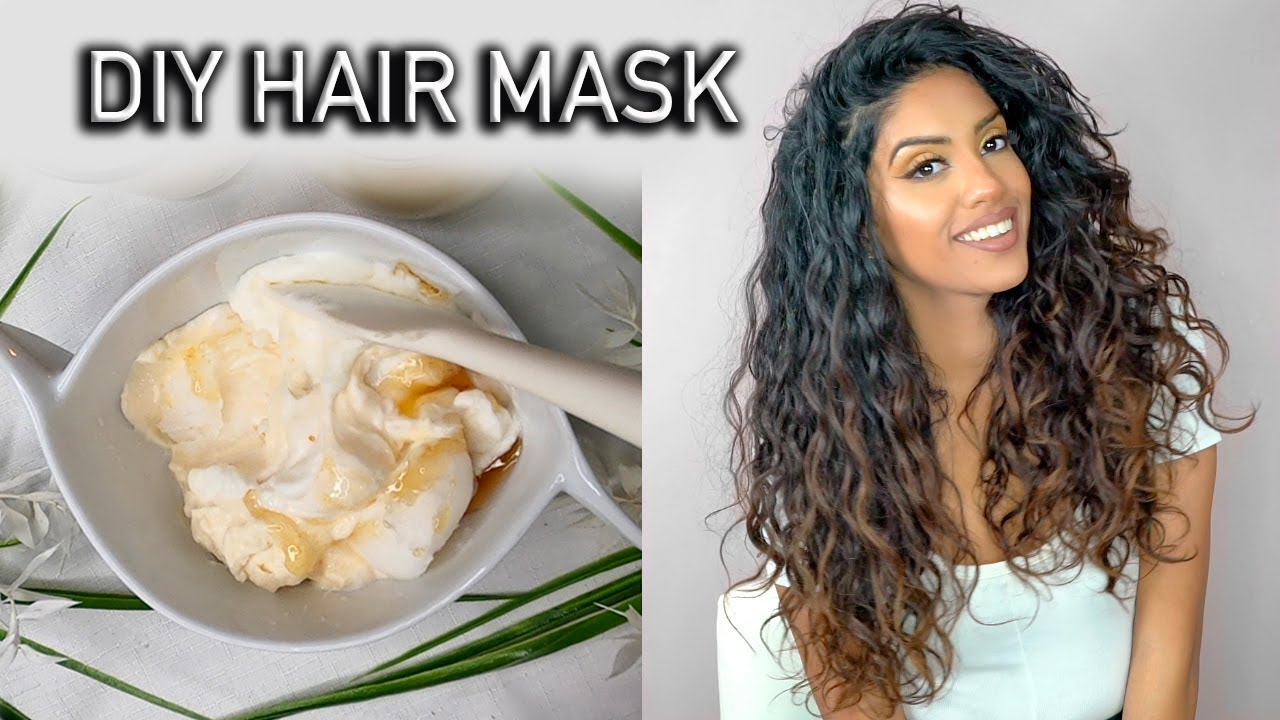 4 Ingredient Moisturizing & Repairing Hair Mask for Dry/Damaged Hair-  NATURAL DIY | ARIBA PERVAIZ - YouTube