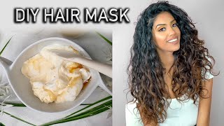 4 Ingredient Moisturizing & Repairing Hair Mask for Dry/Damaged Hair | @Ariba_Pervaiz Natural DIY - YouTube