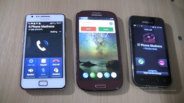 Incoming call & Outgoing call at the Same Time Samsung Galaxy S3 ANDROID 11+S2 plus+S1