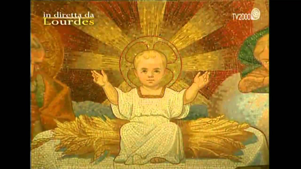 Santo Rosario Da Lourdes Misteri Delle Gioia Youtube