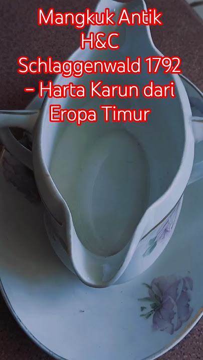 inilah Mangkuk Antik Schlaggenwald Harta Karun dari Eropa Timur #shorts