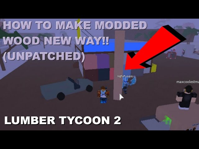 Give you modded wood in lumber tycoon 2 roblox by Srickman_jnr