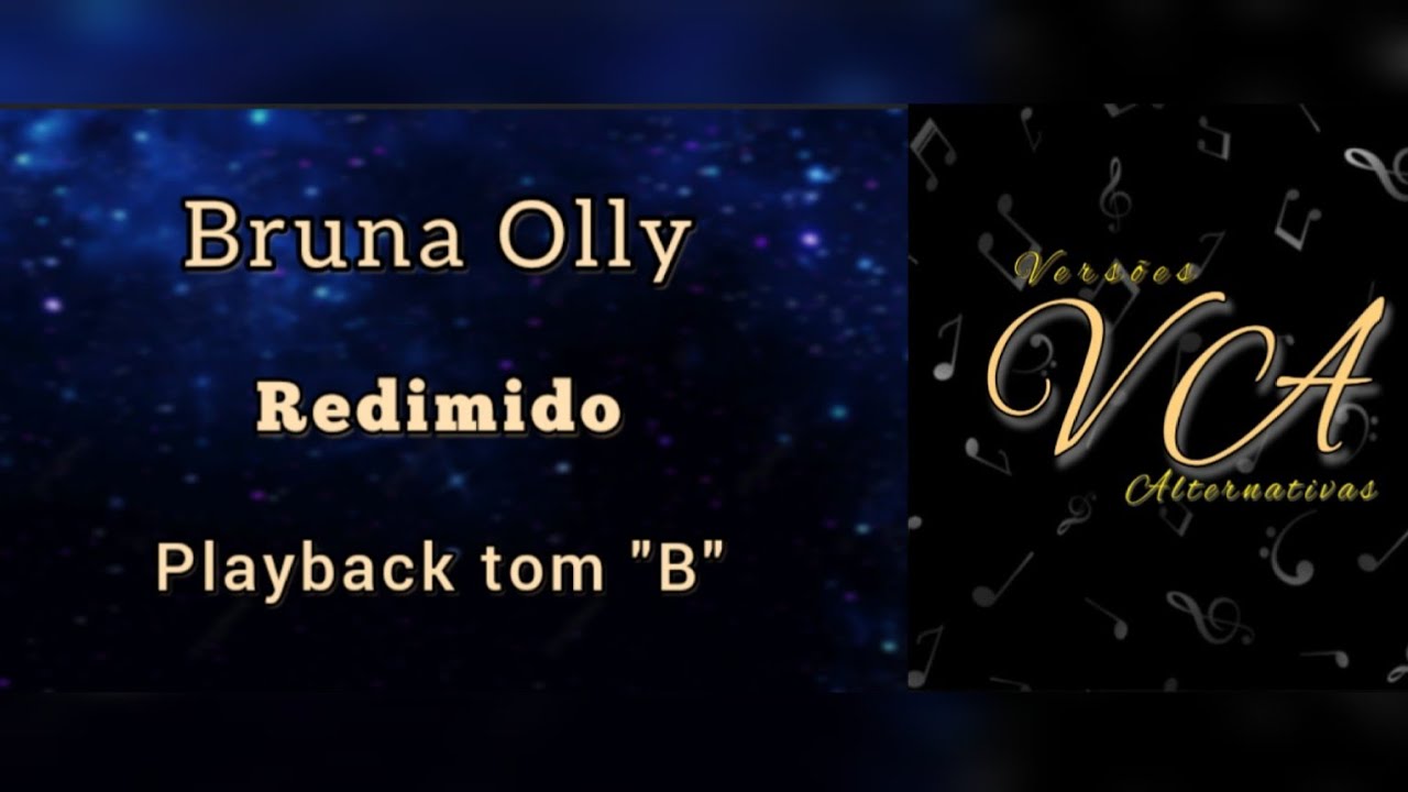 REDIMIDO - BRUNA OLLY (PLAYBACK TOM 