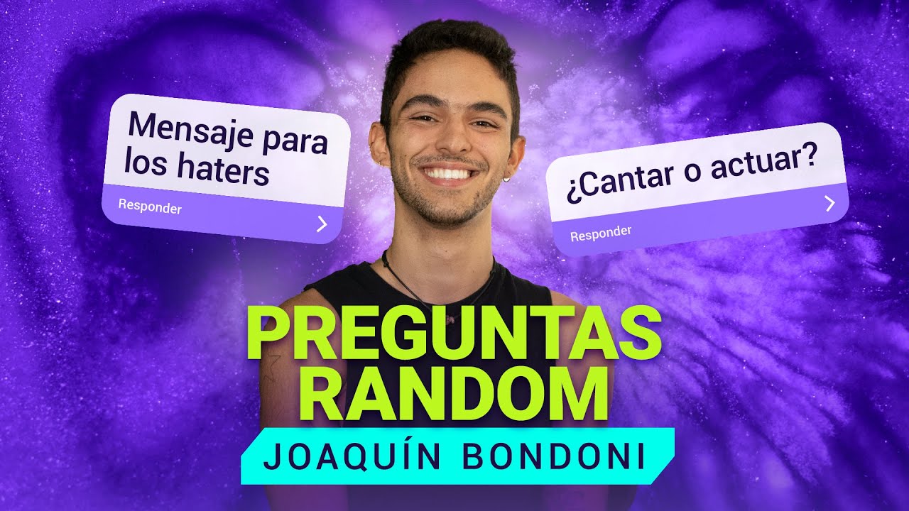 EL HÁBITO MÁS RARO DE JOAQUÍN BONDONI 😱 ¡¿AMA A SUS HATERS?! | Preguntas Random