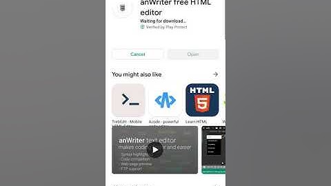 anwriter : HTML editor for Android