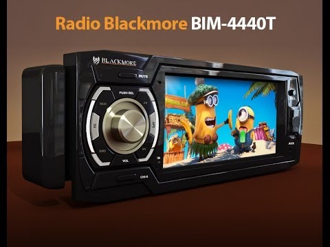 Radio Blackmore BIM-4440T con Cámara de reversa - YouTube 4 3 wire harness 