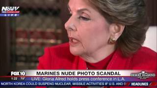 FNN: Marines Nude Photo Scandal - FULL PRESS CONFERENCE (with Attorney Gloria Allred)