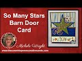 So many stars barn door card