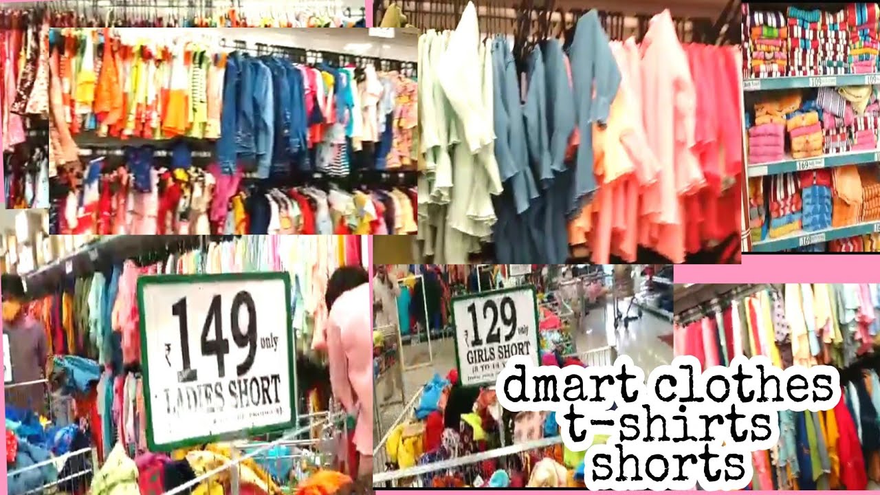 dmart clothes.. t-shirts and shorts tops... - YouTube