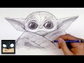 How To Draw Baby Yoda | The Mandalorian