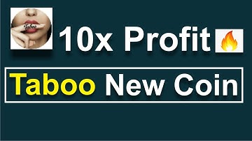Taboo Coin 10x profit adult🔻 NFT & Streaming Media Project