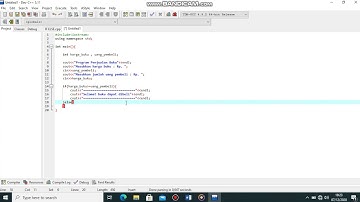 MEMBUAT PROGRAM IF THEN ELSE