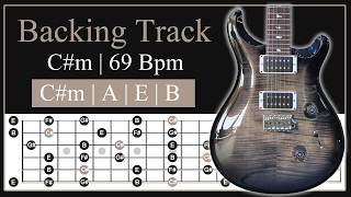 Acoustic Ballad C#m Guitar Backing Track   69 Bpm