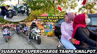 KAWASAKI NINJA H2 TANPA KNALPOT‼️MOTOR 1MILYAR DIPAKE EKSPERIMEN