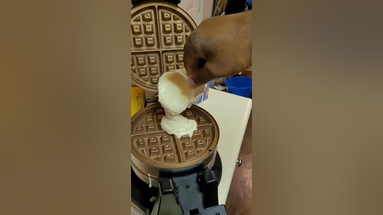 Making Waffles on the Crux Waffle Maker YouTube