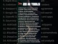 AI 20 Must-Know  Tools Every Coder Should Master in 2025