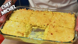 GRATIN DE PÂTES | Une recette super nickel de poulet, de pâtes et de curry pour toute la famille !