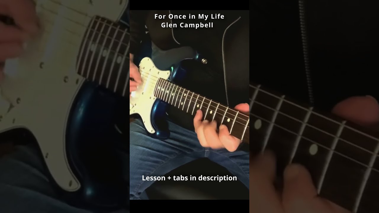 Glen Campbell For Once In My Life Solo Hidden Gem 