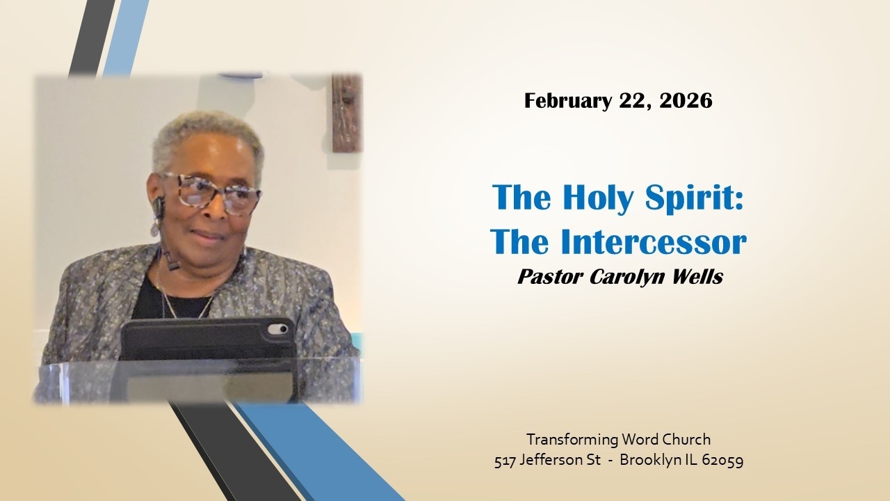 The Holy Spirit - The Intercessor