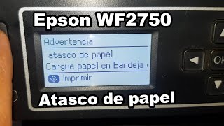 ✋Atasco de papel  Epson WF2750