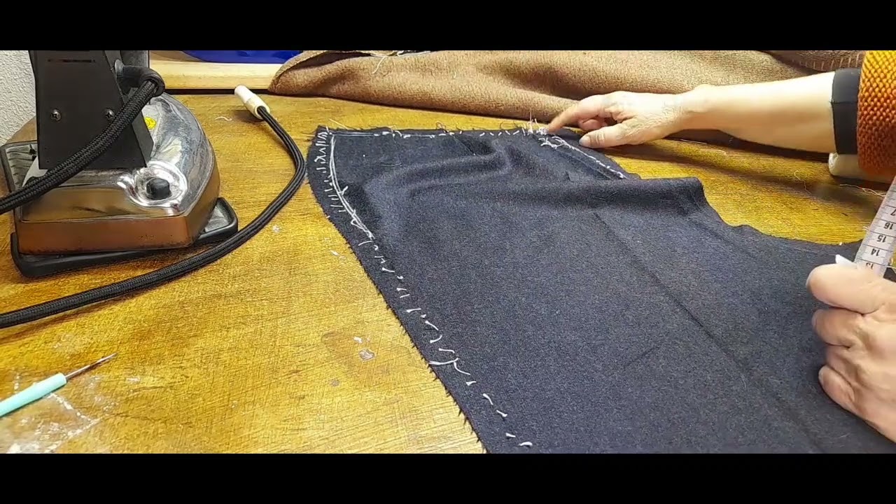 Come sdifettare un pantalone in prova - parte 3.