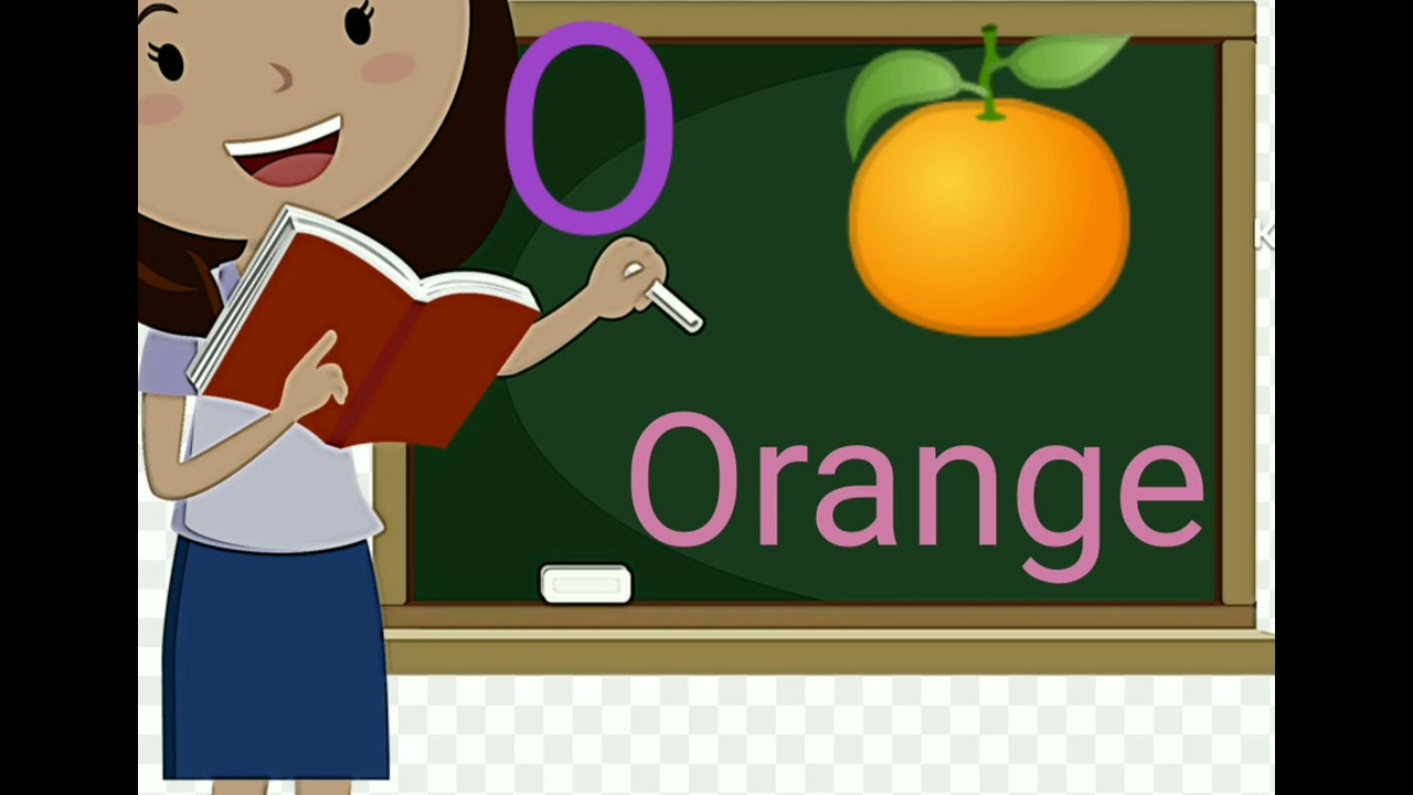 O for orangeEnglish Alphabet Learningshort video YouTube