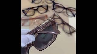 Cat Eye 2-in-1 Glasses – Magnetic Clip-On Optical & Sunglasses Set
