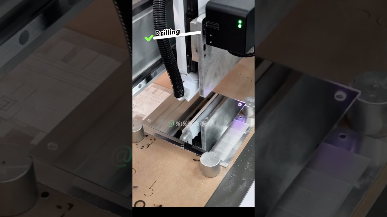 3 IN 1 Laser mirror processing🔥🔥 #glasscutting #laserglassdrilling #mirrordrilling #glassdrilling