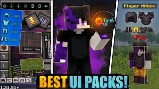 Top 5 Best UI PACKS For Minecraft PE 1.21+ 🥶 (2026)