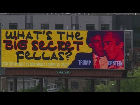 Alabama highway billboard turns heads, questions Trump's relationship