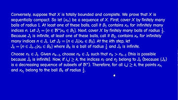 Math400 Functional Analysis - Section 1.1 - The Arzela-Ascoli theorem - Part 1