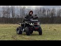 Осенний дрифт на квадроцикле AVANTIS HUNTER 200 NEW. Autumn drift on AVANTIS HUNTER 200 NEW.