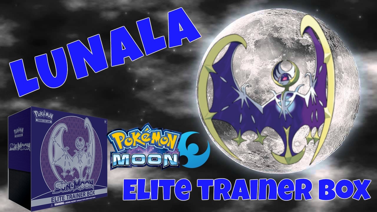 POKEMON MOON ELITE TRAINER BOX! Lunala Edition!