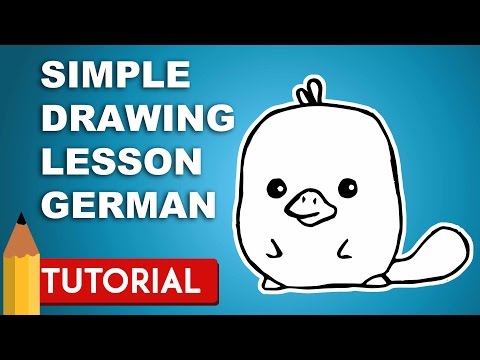 Wie zeichnet man ein Schnabeltier - DRAWING TUTORIAL ♥ausgezeichnet @AusgezeichnetTV