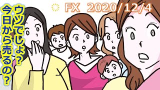 FX【ドル円予想】即時売りと追加の売り戦略【201204ローソク足トレード手法】
