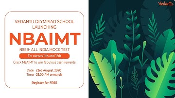 All India NSEB Mock Test (NBAIMT) | Win CASH REWARDS 🤑| Biology Olympiad | Vedantu Olympiad School