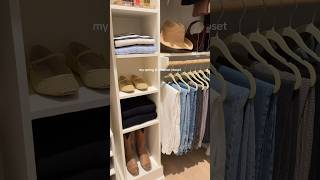 closet swap for spring 🌸 #homeorganization #closetorganization #organizingideas #capsulewardrobe