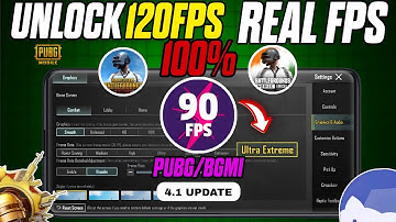 4.1 UPDATE 🔥|HOW TO UNLOCK 120/90 FPS IN BGMI | HOW TO UNLOCK 120 FPS IN PUBGM/BGMI 😍 | NewsOp93|